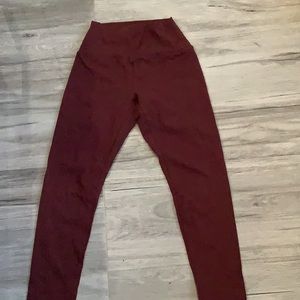 Offline by Aerie maroon leggings size small